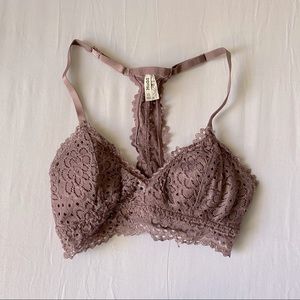 Mudd Purple Lace Bralette - Size XS